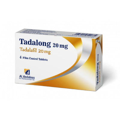 TADALONG 20 MG ( TADALAFIL ) 4 FILM-COATED TABLETS